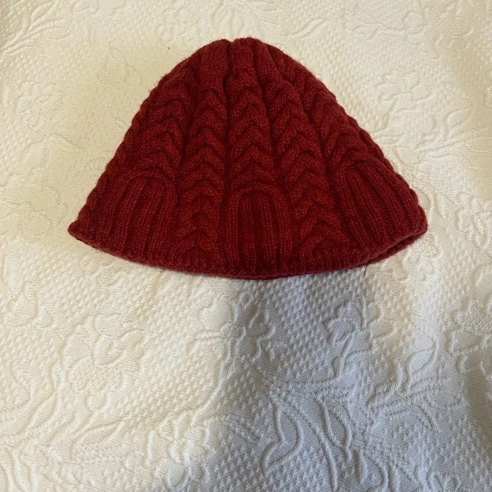 Patagonia Burnt Orange Knit Beanie